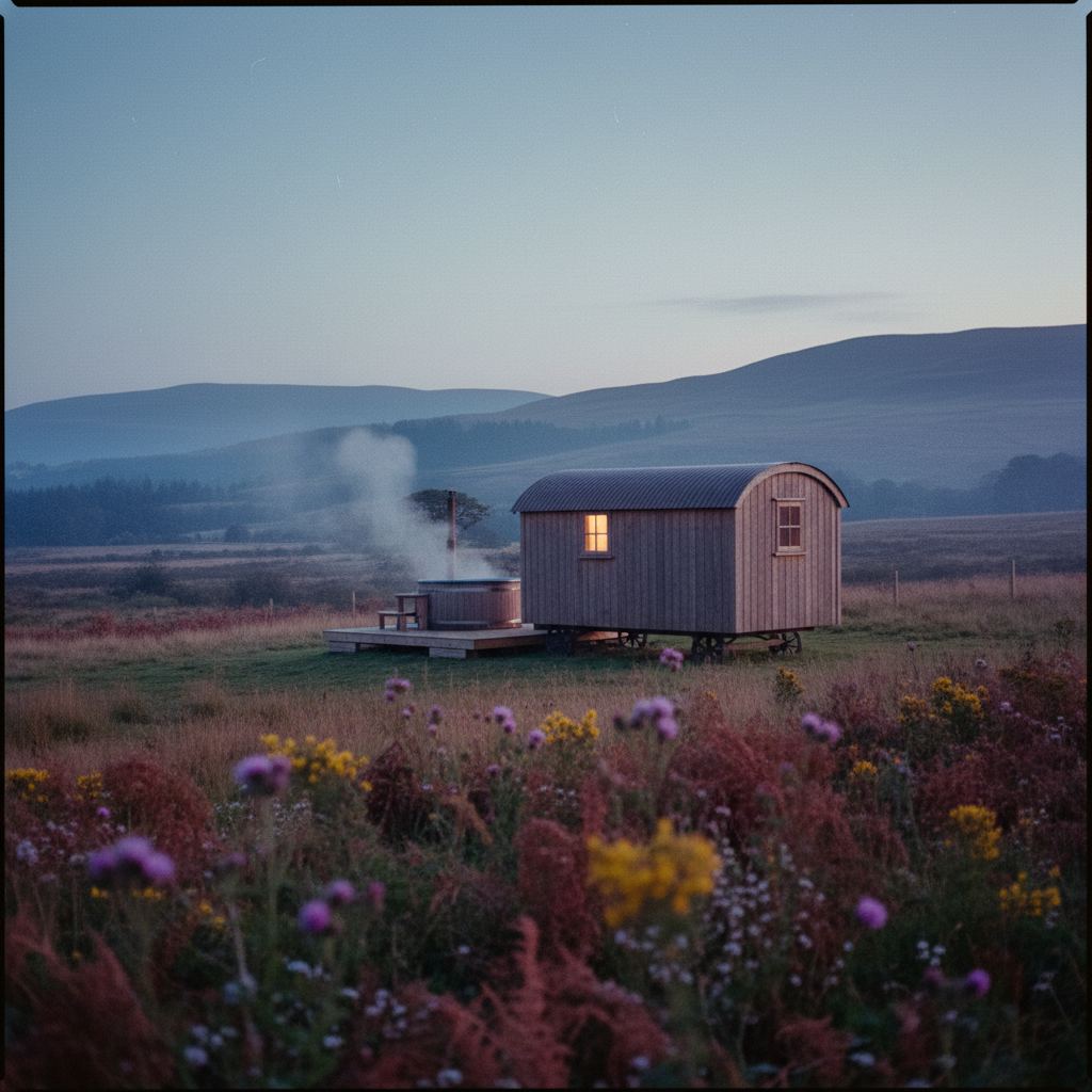 Shepherd’s huts in the New Forest