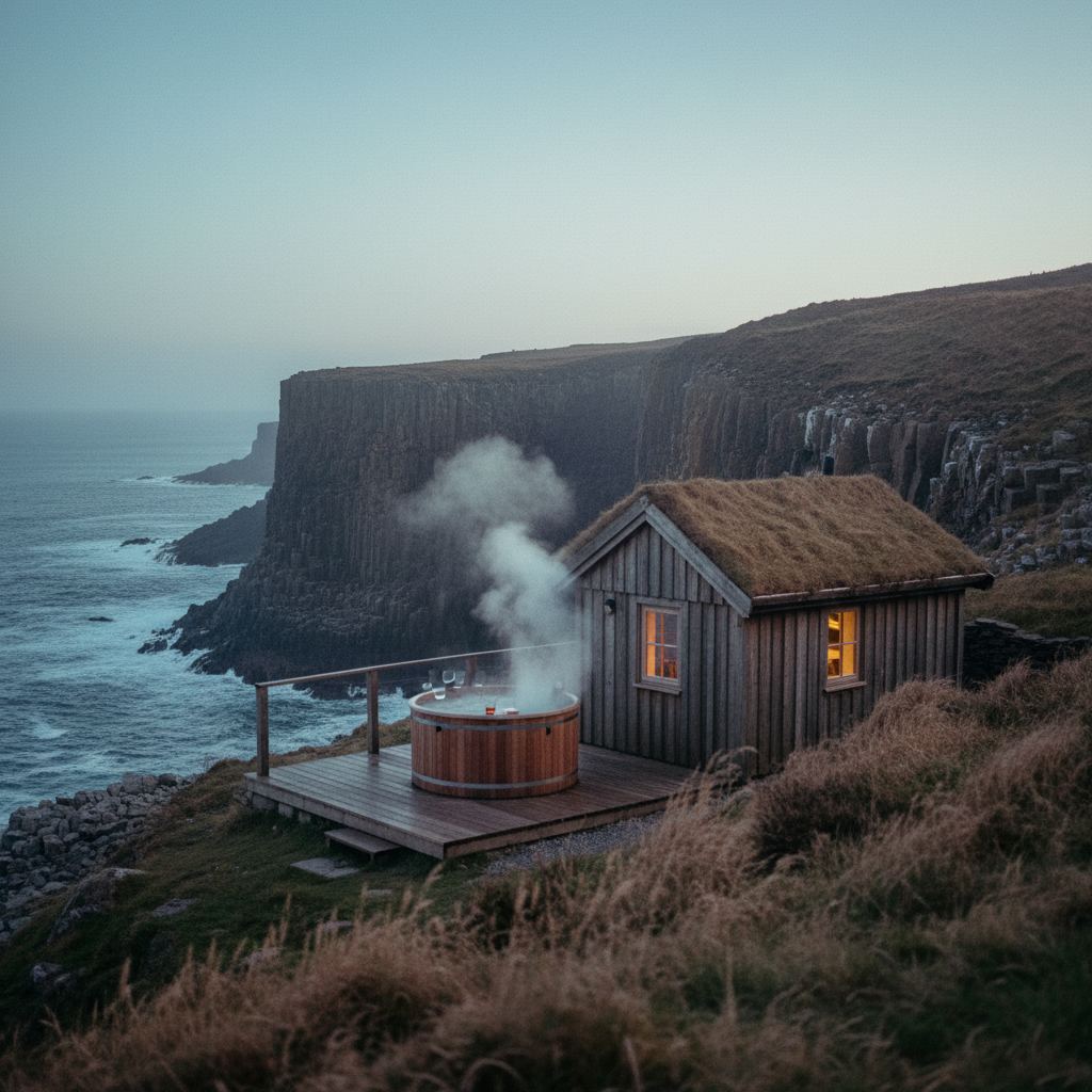 Northern Ireland landscape at dusk — the Causeway Coast, loughs and glens — home of hand-picked romantic getaways