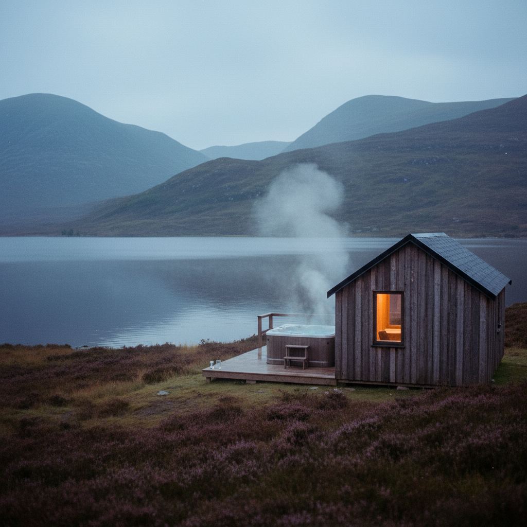 Scotland landscape at dusk — lochs, glens and big skies — home of hand-picked romantic getaways